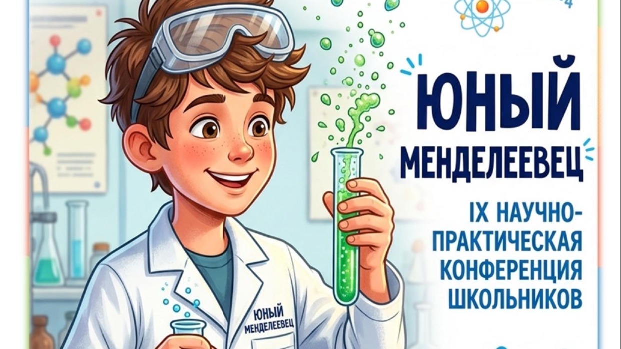Итоги: IX Региональная научно-практическая конференция школьников «Юный Менделеевец – 2026» Итоги: IX Региональная научно-практическая конференция школьников «Юный Менделеевец – 2026».